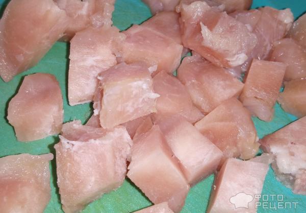 Перловка с куриным филе фото