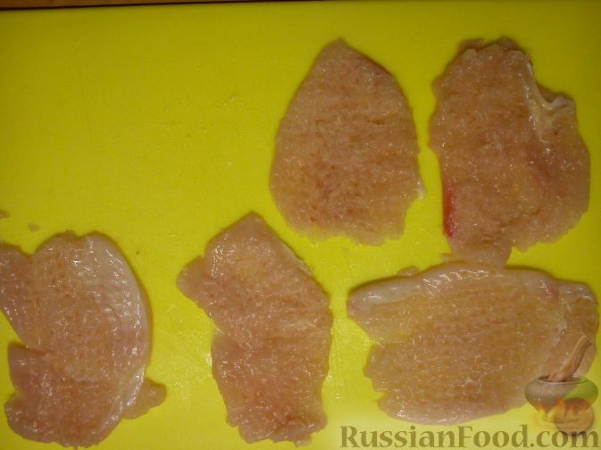 Куриные рулетики с сыром