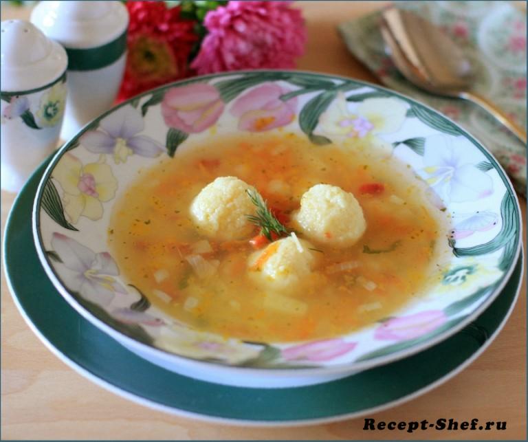 сырные клецки для супа
