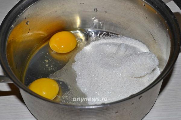 Заварное пирожное с заварным кремом
