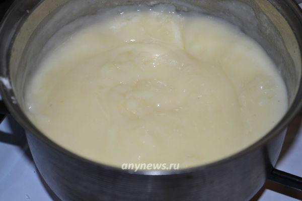 Заварное пирожное с заварным кремом