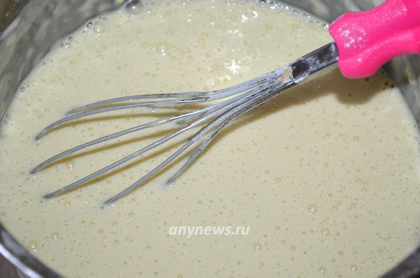 Блины на майонезе и яйцах без молока