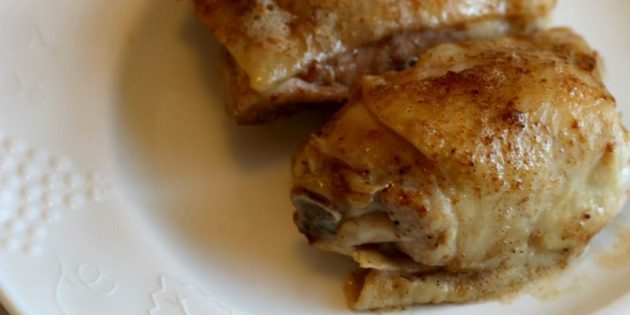 куриные бёдра в мультиварке: готовое блюдо
