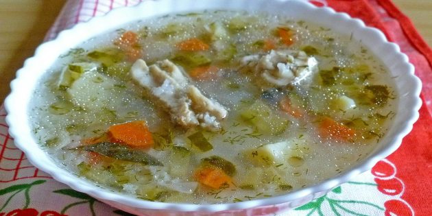 Рыбный рассольник Рецепты рассольника: Рыбный рассольник