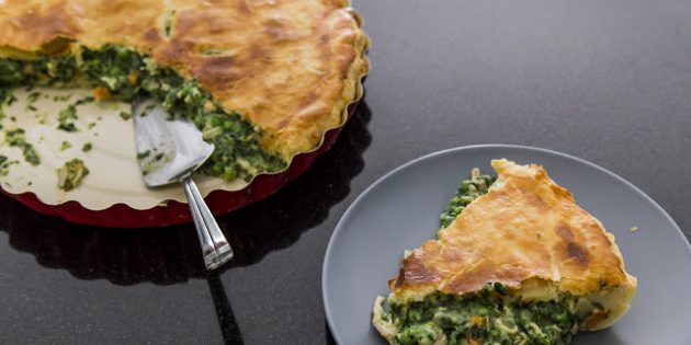 Пирог с курицей и шпинатом Пирог с курицей и шпинатом