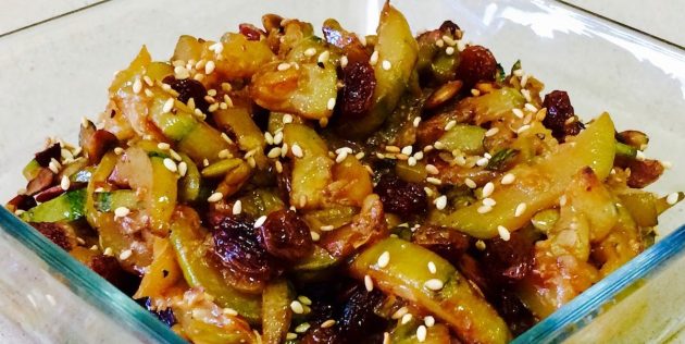 Кабачки, жаренные в соевом соусе Блюда из кабачков: Кабачки, жаренные в соевом соусе