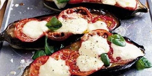 Баклажаны, запечённые с помидорами и сыром Баклажаны в духовке. Баклажаны, запечённые с помидорами и сыром