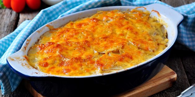 Картофельная запеканка с курицей как приготовить картофельную запеканку с курицей