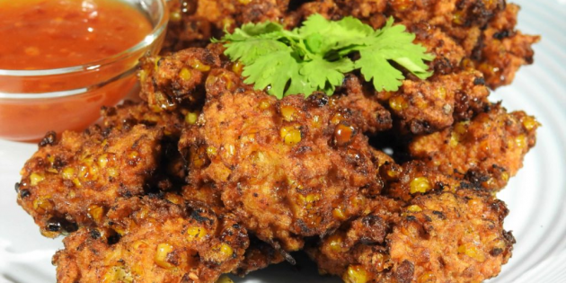 Куриные котлеты с кукурузой и перцем чили Куриные котлеты с кукурузой и перцем чили