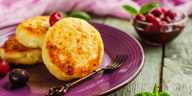 Сырники с рисовой мукой Рецепт сырников с рисовой мукой