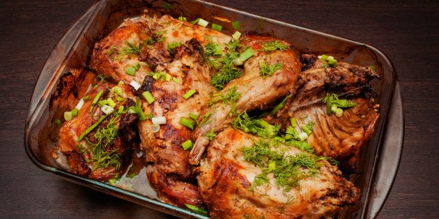 Кролик в духовке с аджикой Как приготовить кролика в духовке с аджикой