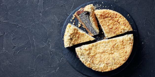 Как приготовить пирог из творога с маком