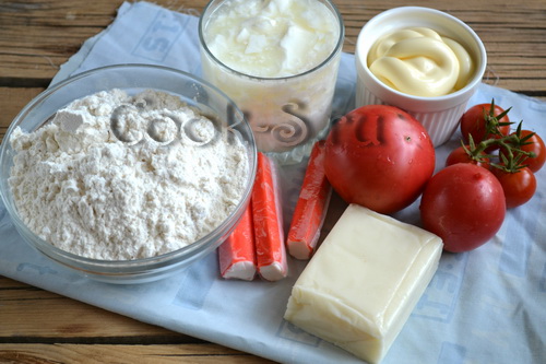 бомбочки с помидорами и сыром - ингредиенты