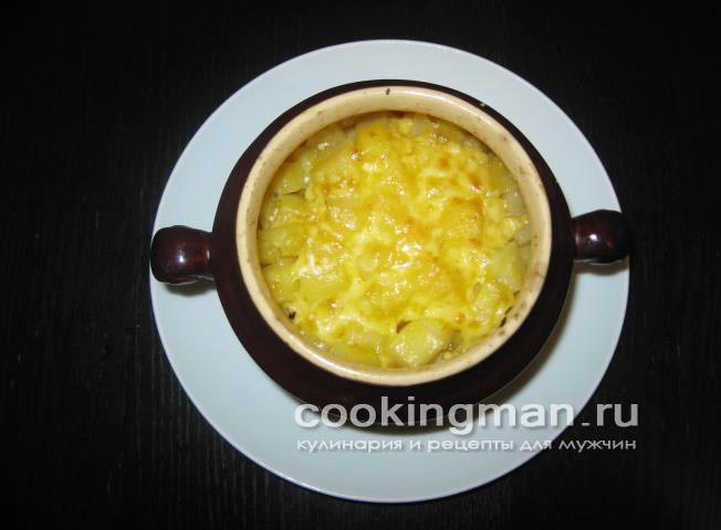 Курица в горшочке с картошкой блюда из курицы в горшочках