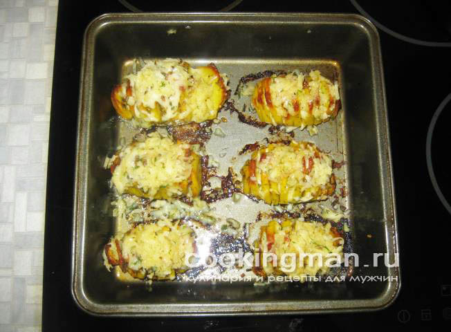 Картошка запеченная с сыром рецепт запеченной картошки с сыром