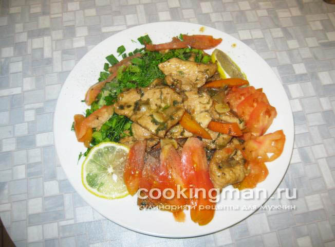 Свинина жареная с луком и морковью жареная свинина