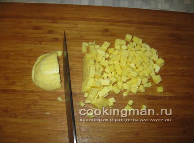 Салат с копченой курицей и пекинской капустой салат пекинская капуста сухарики