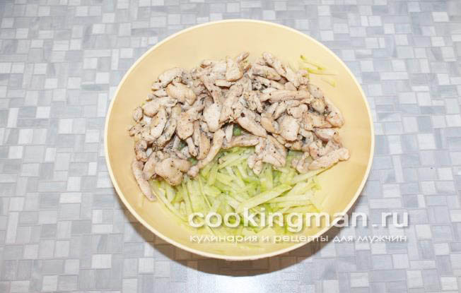 рецепт салата с редькой