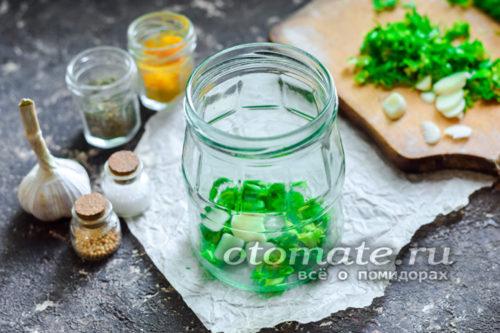 Перец маринованный на зиму с петрушкой и чесноком. Бесподобный перец с петрушкой и чесноком на зиму без закатки