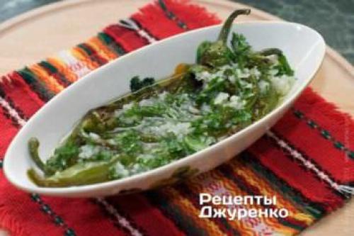 Рецепт перца с петрушкой и чесноком на зиму. Перец с зеленью и чесноком по-кавказски 05