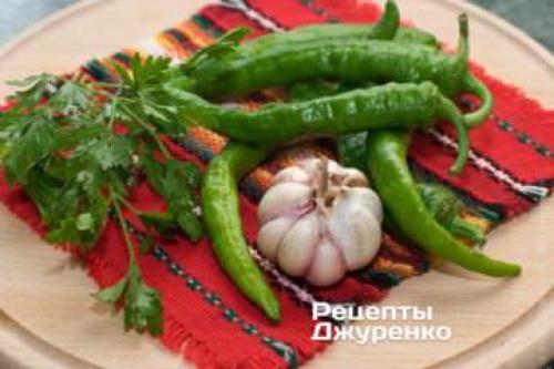 Рецепт перца с петрушкой и чесноком на зиму. Перец с зеленью и чесноком по-кавказски