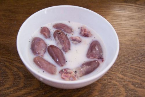 Куриные сердечки в курином маринаде