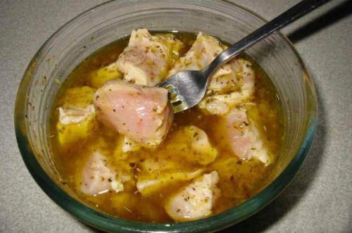 Мясо в маринаде
