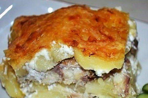 как приготовить картошку с скумбрией