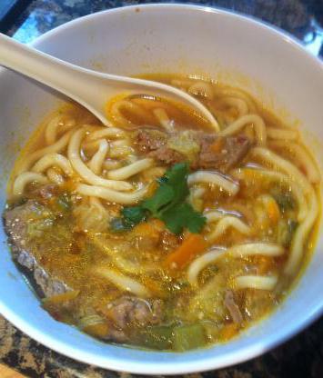 суп с вермишелью с мясом
