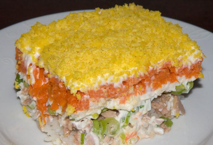 салат со шпротами и огурцом
