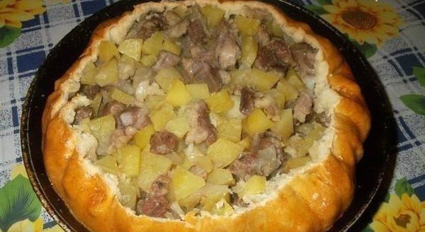 балиш с мясом и картошкой в мультиварке