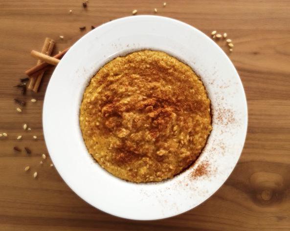 Гарбузовая каша с рисом на молоке