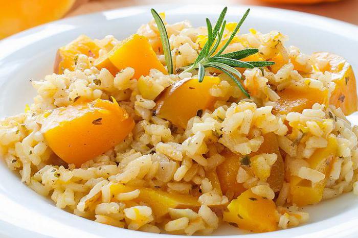 Гарбузовая каша с рисом на молоке польза