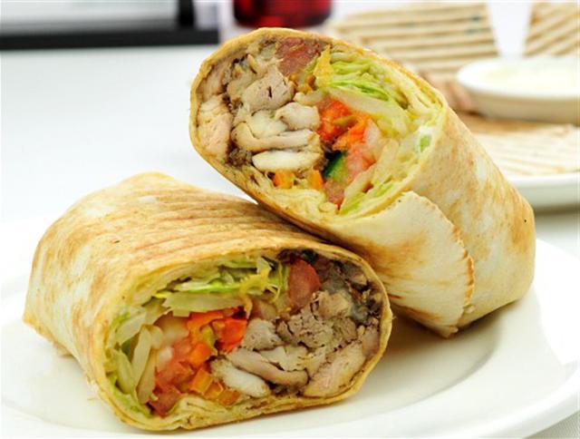 Состав шаурмы с курицей