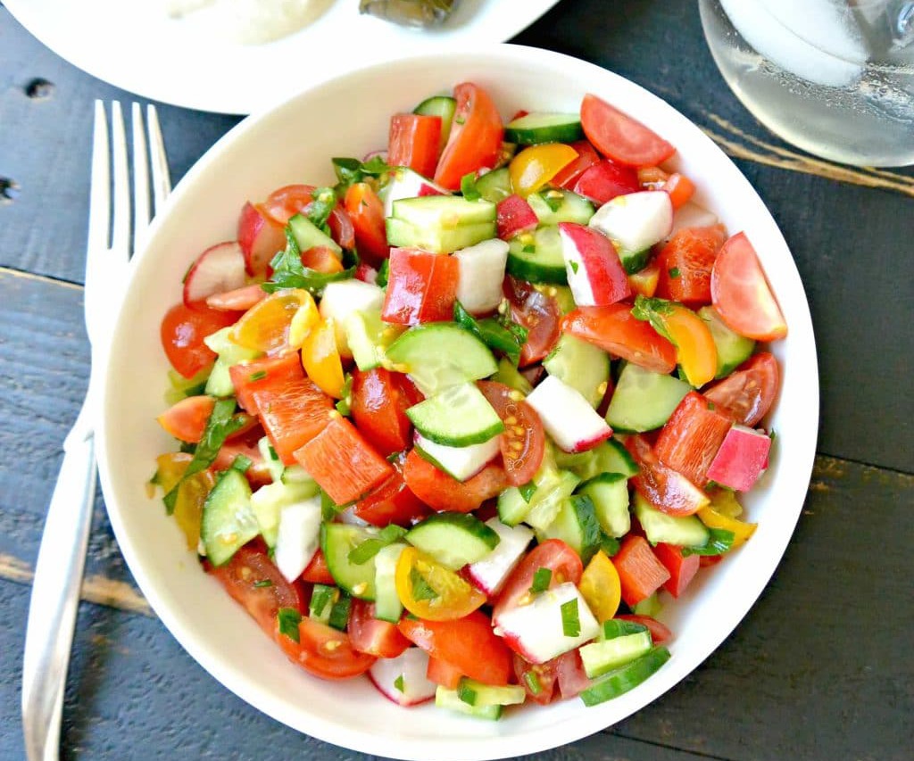 легкий и вкусный салат
