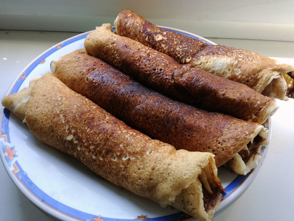 сладкие блинчики на кислом молоке