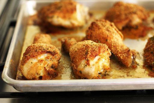 как запечь куриные ножки в духовке с хрустящей корочкой