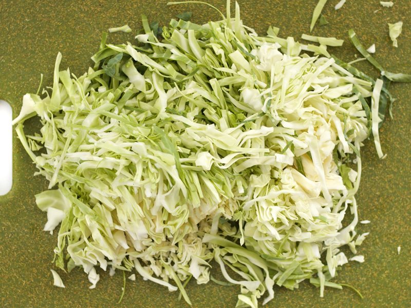 Порезанная капуста