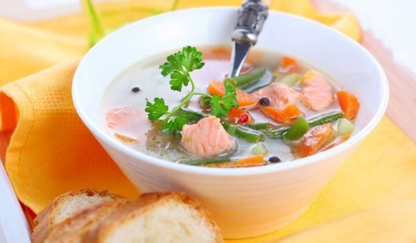 классический рецепт ухи из красной рыбы