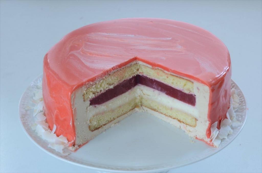 Муссовый бисквит с начинкой