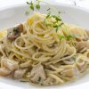 Паста с куриным филе, грибами и сливочным соусом Паста с куриным филе, грибами и сливочным соусом