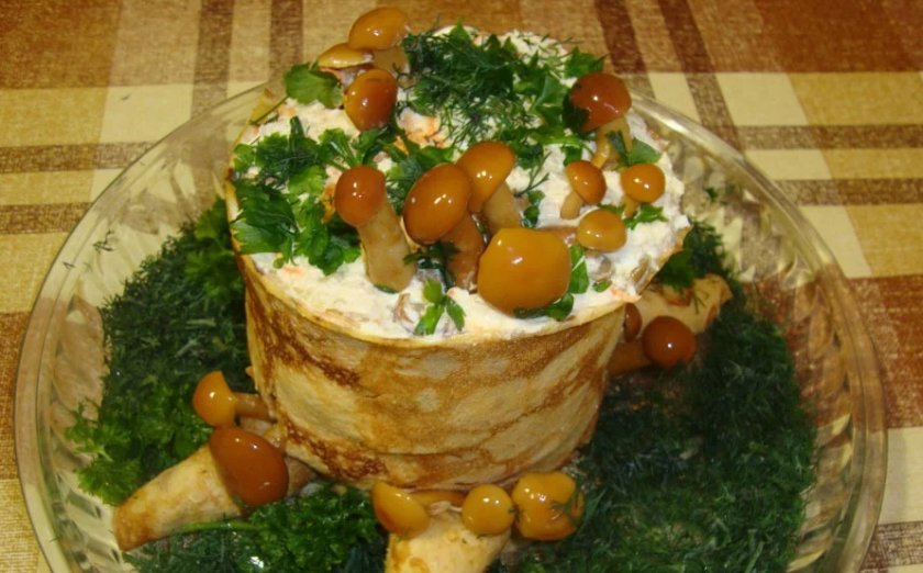 С маринованными опятами С маринованными опятами