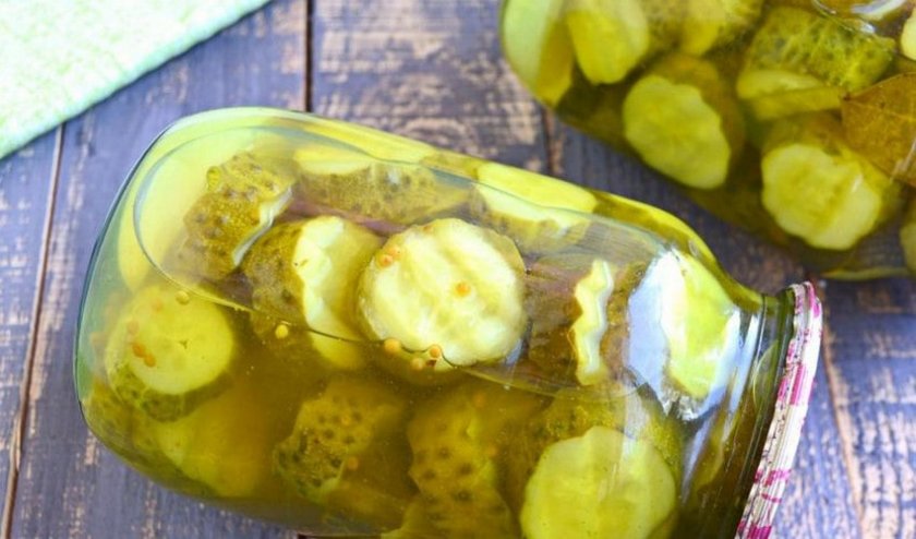 Маринованные резаные огурцы Маринованные резаные огурцы