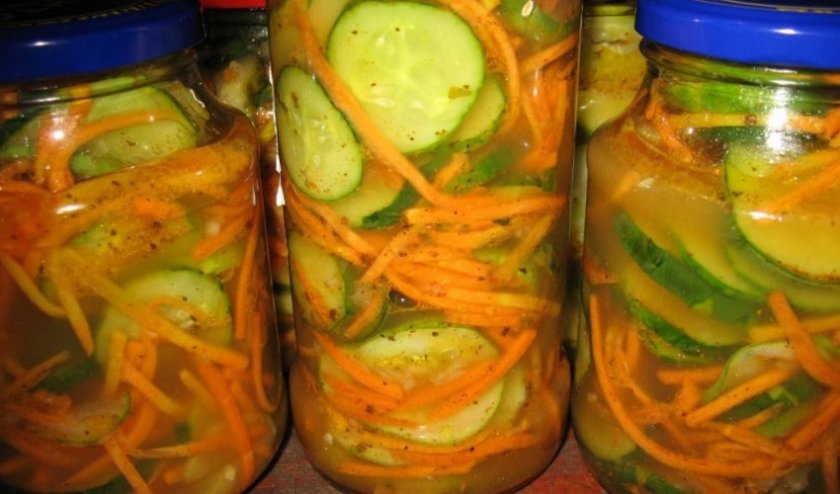 Маринованные резаные огурцы Маринованные резаные огурцы