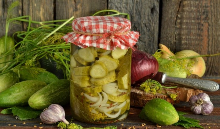 Маринованные резаные огурцы Маринованные резаные огурцы