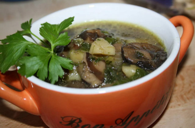Грибной суп рецепт из свежих грибов опят