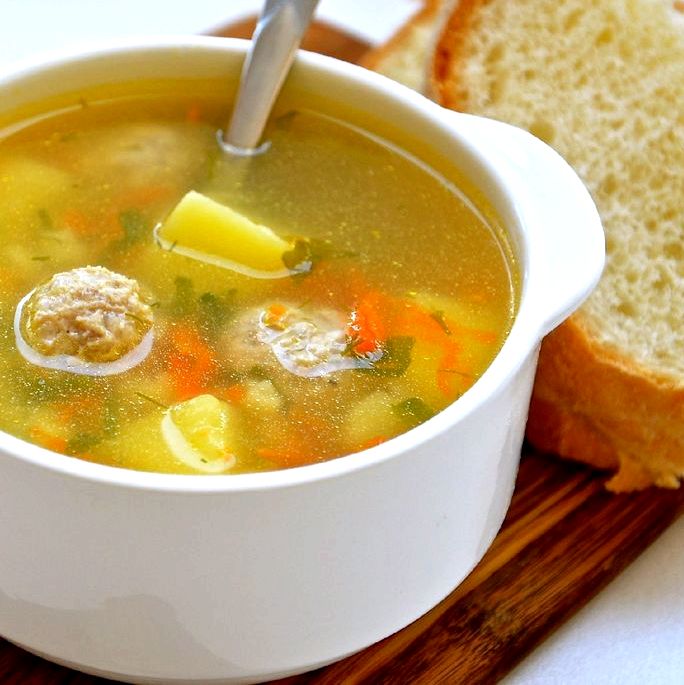 Суп с лапшой и фрикадельками рецепт после влажными руками округляем их