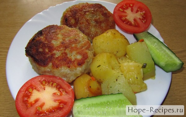 Рецепт нежных куриных котлет