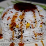 Ароматный рис, приготовленный в микроволновке
