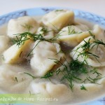 Вкусные домашние пельмени с бульоном